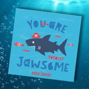 Cute Shark med pirat hatt helt och hållet jawsome