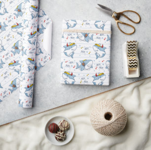 Cute Shark Presentpapper