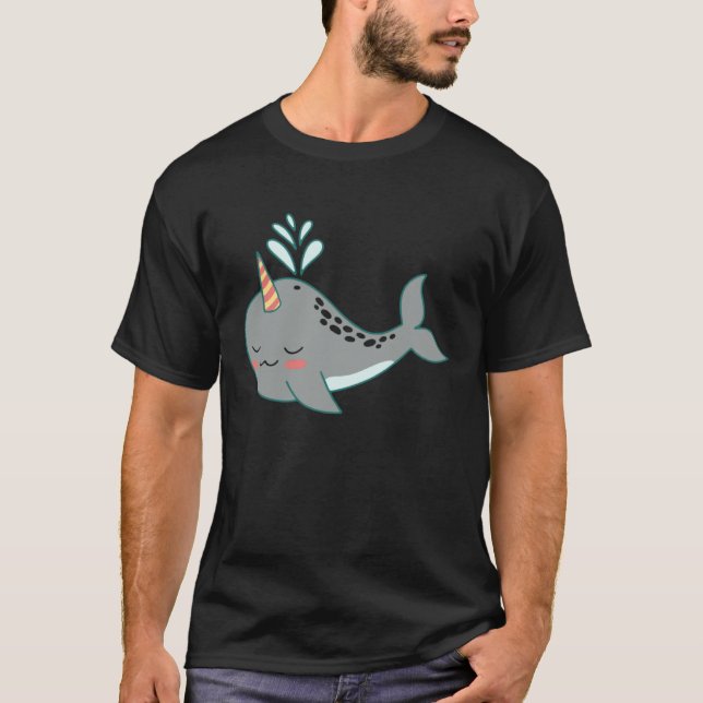 cute shark sharks funny baby swimming t shirt (Framsida)