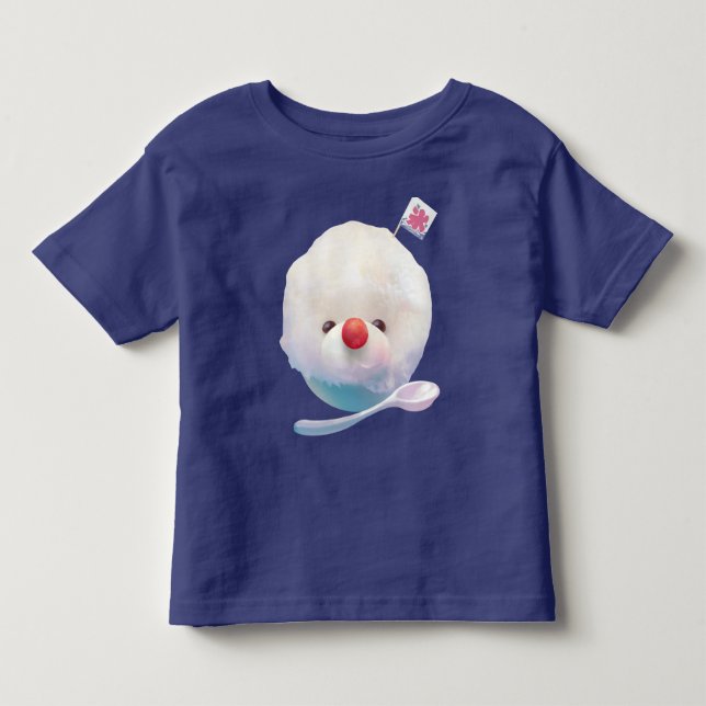 Cute Shaved Ice Hund T Shirt (Framsida)
