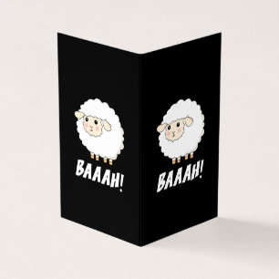 Cute Sheep Baah Kort
