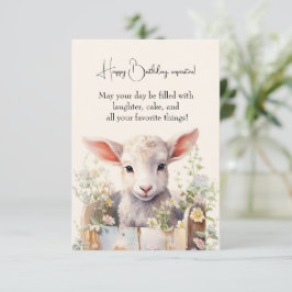 Cute Sheep i en låda