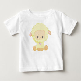 Cute Sheep, Little Sheep, Baby Sheep, Gult Sheep T Shirt