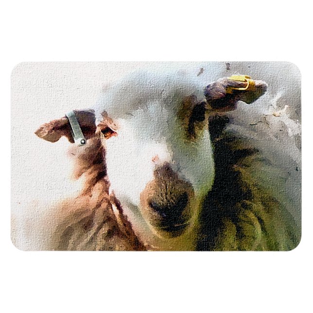CUTE SHEEP MAGNET (Horisontell)