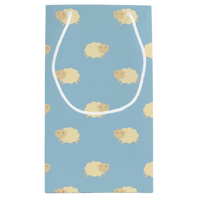 Cute Sheep Mönster Gift Bag (Baksidan)