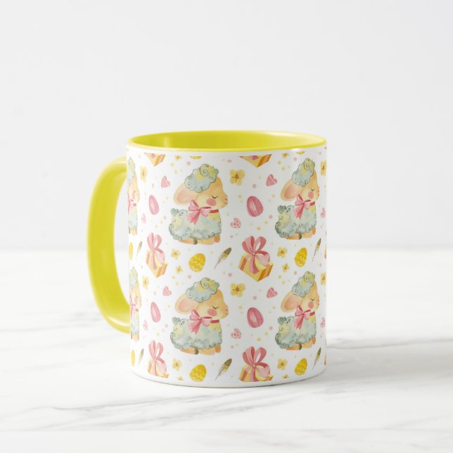 Cute Sheep Mugg (Framsida vänster)