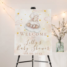 Cute Sheep rosa dust star Lamb Baby Shower Välkomm