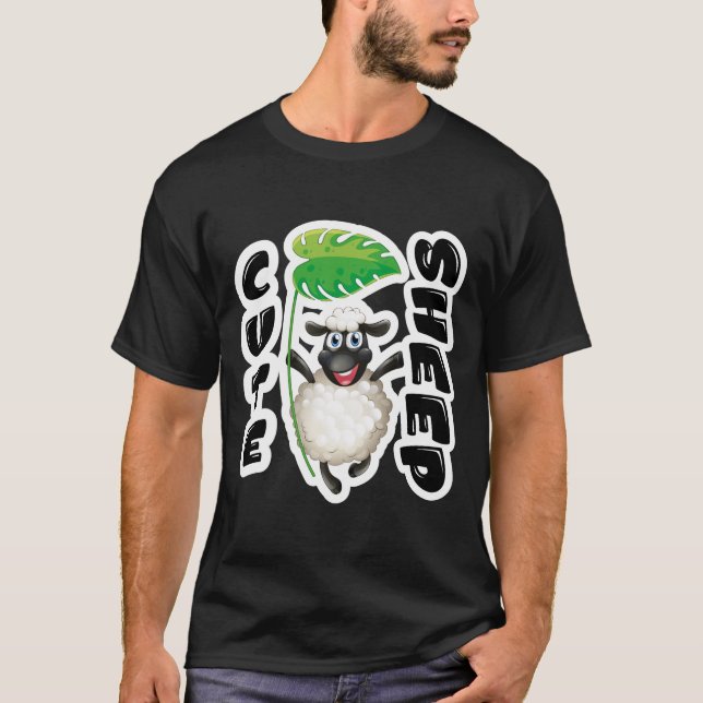 CUTE SHEEP T SHIRT (Framsida)