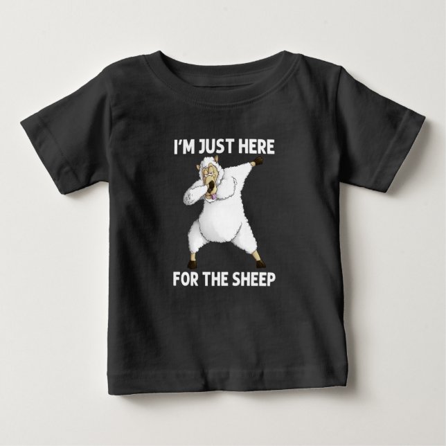 Cute Sheep T Shirt (Framsida)