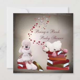 Cute Sheep tar med sig en babyskor i Bok Inbjudningar