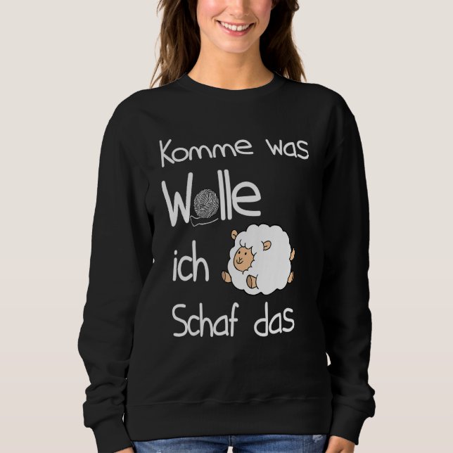 Cute Sheep Women's Sweet Idea Wool Sheep T Shirt (Framsida)