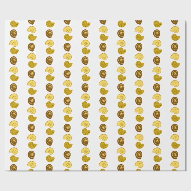 Cute shell arrangement on  presentpapper (Platt)