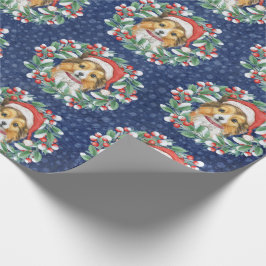 Cute Sheltie in jul Utandning Papper Presentpapper
