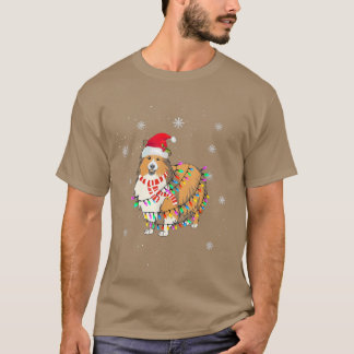Cute Shetland Sheepdog jul Hund Ljus Kristus T Shirt