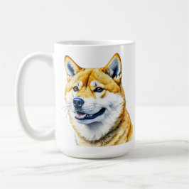 Cute Shia Inu Hund aveln Kaffemugg