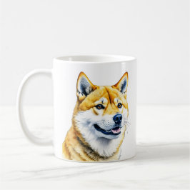 Cute Shia Inu Hund aveln Kaffemugg