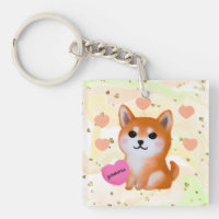 Cute Shiba Inu Hearts | för Hund älskare