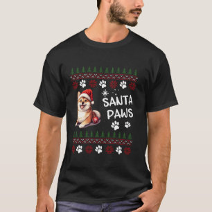 Cute Shiba Inu Hund Ugly jul Santa Tassar T Shirt