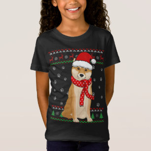 Cute Shiba Inu Hund Ugly jul Sweater Santa Ha T Shirt