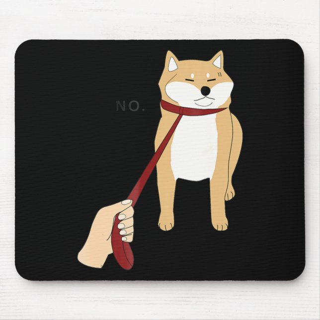 Cute Shiba Inu Nope - Doge Meme Musmatta (Framsidan)