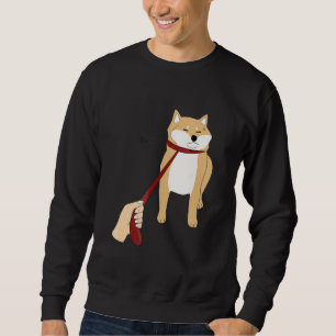 Cute shiba inu Oope hund - lustig design Lång Ärmad Tröja