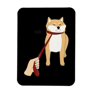 Cute shiba inu Oope hund - lustig design Magnet