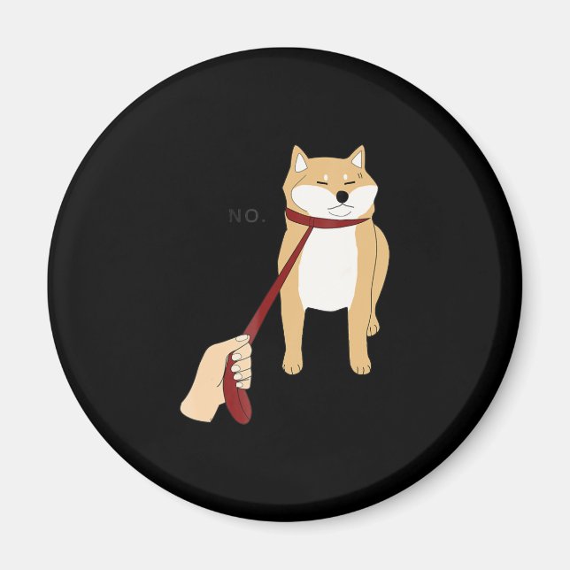 Cute shiba inu | Oope hund - lustig design Magnet (Framsidan)