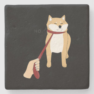 Cute shiba inu Oope hund - lustig design Stenunderlägg