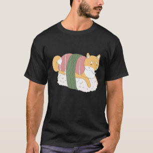 Cute Shiba Inu Sushi Shirt Doge Doggo Meme T