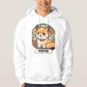 Cute Shiba Inu Valp Hoodie