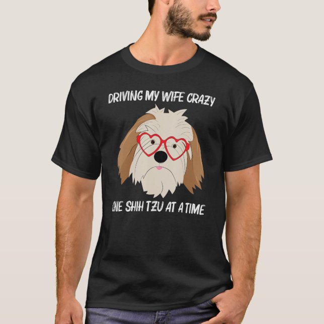 Cute Shih Tzu För manar Pappa Leksak Doggie Breed T Shirt (Framsida)