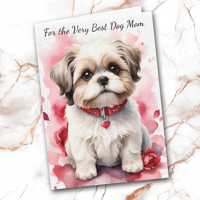 Cute Shih Tzu Hund du gör min Svan-påse Helgkort (Skapare uppladdad)