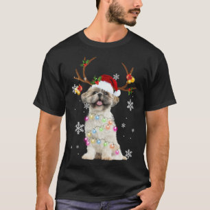 Cute Shih Tzu julrener, Ljus T Shirt