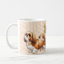 Cute Shih Tzu Pattern Mug for Dog Lovers Kaffemugg
