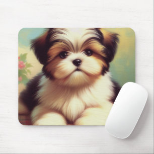Cute Shih-Tzu Puppy Painting Musmatta