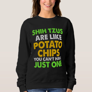 Cute Shih Tzus är som Potato Chip Shih Tzu T Shirt