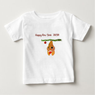 Cute Shirt i gott nytt år Baby Fladdermus T