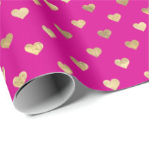 Cute Shock rosa Hearts Mönster