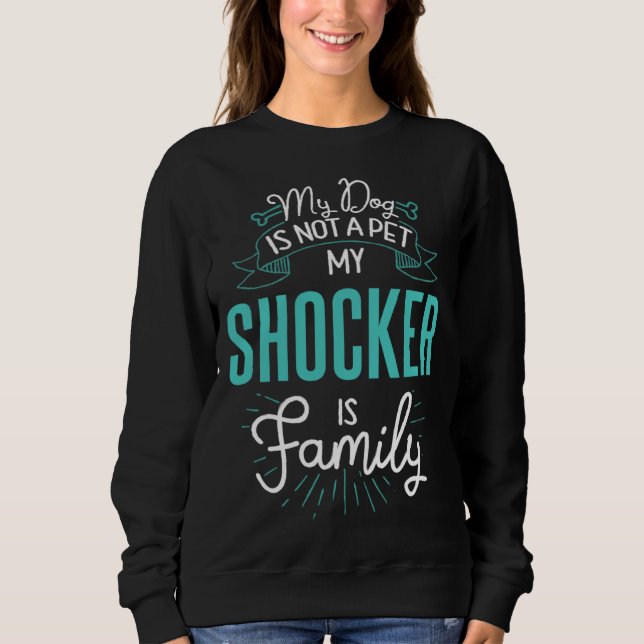 Cute Shocker  Family Dog  for Women Men T Shirt (Framsida)