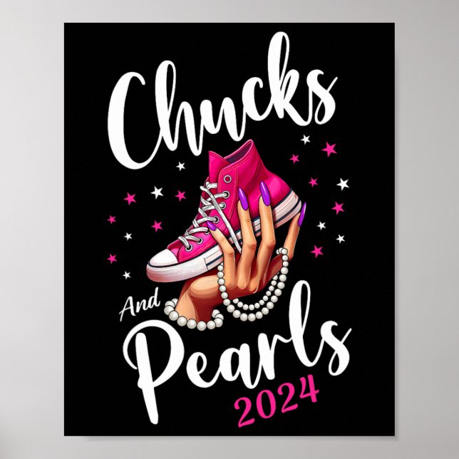 Cute Shoes Kamala Harris 2024 Presidentval Poster (Framsidan)