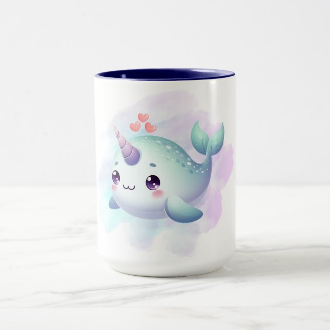 Cute/shore/nautisk snurrevad mugg (Center)