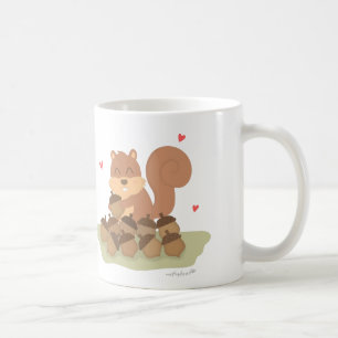 Cute Shorre Nöt om dig Pun Kärlek Humor Kaffemugg