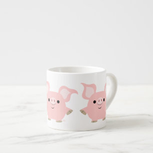 Cute Shorty Tecknad Gris Espresso Mugg Espressomugg