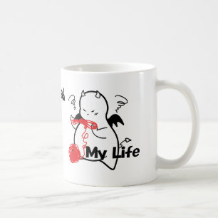 Cute Shy Djävulen i Maze & Kaffemugg