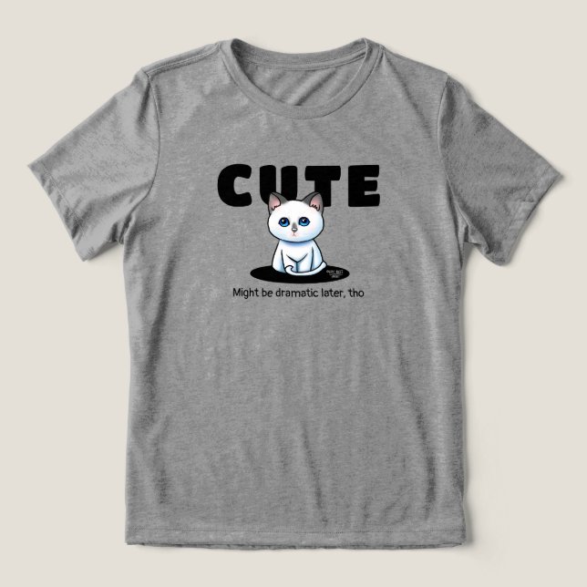 Cute Siamese Cat Kitten T Shirt (Design Framsida)