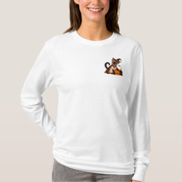 Cute Siamese Cat Witch Halloween T Shirt