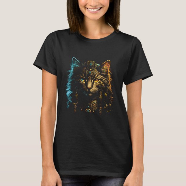 Cute Siberian Cat  Egyptian Pharaoh Siberian Cat O T Shirt (Framsida)