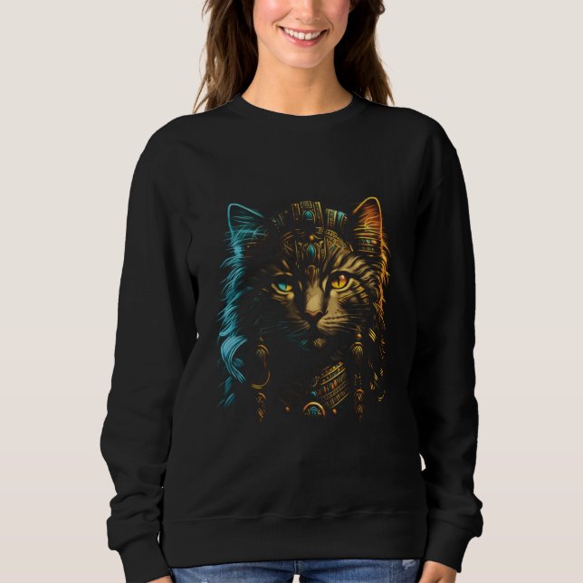 Cute Siberian Cat  Egyptian Pharaoh Siberian Cat O T Shirt (Framsida)