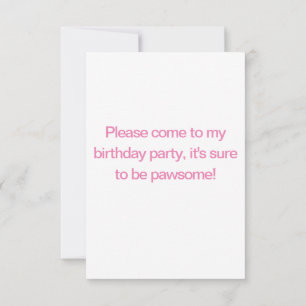 Cute Siberian husky födelsedag Inbjudningar