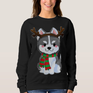 Cute Siberian husky Hund Gifts från den fina julen T Shirt